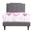 thumbnail image 4 of Glory Furniture Deb Fabric Upholstered Twin Bed in Gray, 4 of 8