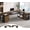 Brown, variant on 78" Executive Desk with Lockable File Cabinet, L Shaped Office Desk with Power Outlets, Large Reversible Computer Desk with Drawers, Storage Shelves & Privacy Screen, Corner Workstation, Walnut
