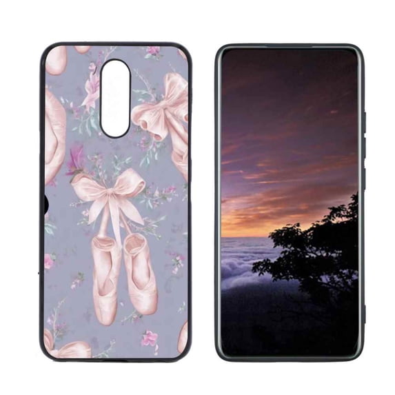 Ballet-Ballerina-41 Phone Case, Degined for LG X4 Case Men Women, Flexible Silicone Shockproof Case for LG X4