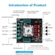 thumbnail image 2 of Placa Amplificadora de Audio 2.1 Canales TDA7498E, 160Wx2 + 220W Subwoofer, con Bluetooth, USB, AUX y Control de Graves/Agudos para Proyectos DIY, 2 of 7
