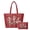 Christmas Nutcracker, variant on Purses and Handbags Set for Travel Daily, Portable Large Capacity Shopper Handbag 2 Piece Women's Quilted Bag Sunflower