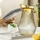 thumbnail image 1 of Hervidor de Agua de Plástico con Forma de Pico de Pato y Rayas Rómbicas, Botella de Agua Fría, Jarra para Jugos, Tetera con Forma de Flor, 1 of 6