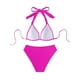 thumbnail image 5 of Traje de baño para mujer, estilo bikini de Europa y América, con efecto lavado, para mujer., 5 of 5