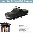 thumbnail image 3 of Honey-Can-Do Tie and Belt Battery Rack Closet Organizer Hasta 64 Corbatas o Cinturones 5.5 pulgadas de espacio para colgar Honey-Can-Do HNG-02948, 3 of 3
