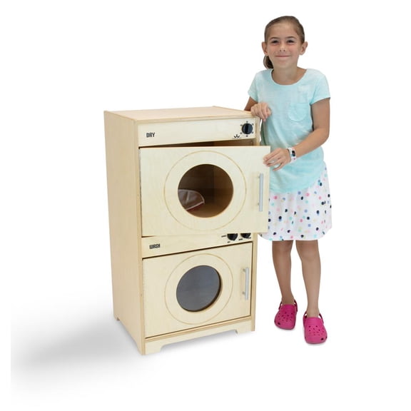Whitney Brothers Contemporary Washer/Dryer: Natural Doors