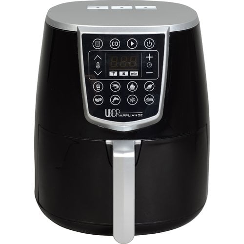 Uber Appliance 4.2 Quart Touch Screen Programmable Air Fryer Deluxe 8