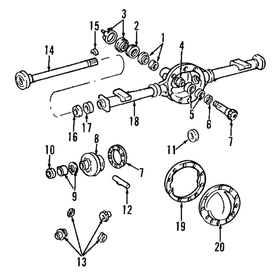 Genuine OE GM Gear Kit 19178111
