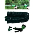 thumbnail image 4 of Car Wash Spring Hose  , Easy To Store EVA  Multipurpose Coil Garden Water Hose  For Lawns, 4 of 8