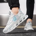 thumbnail image 6 of Men's Running Shoes Lace‑Up Mesh Upper Athletic Sneakers With Hollow‑Out Midsole for Daily Walking and Casual Outdoor Activities, 6 of 8
