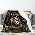 thumbnail image 3 of Personalized Graduation Gifts 2024 High School Blanket, Customized Graduation Gift for Girls Boys,College Graduation Gifts (Custom Blanket-03) Blankets, 3 of 5