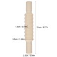 thumbnail image 2 of Garosa Rolling Stick Modeling Roller Pottery Tools Solid Wood Sculpture Kit Polished Craft Collection,Rolling Pin, 2 of 8