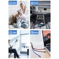 thumbnail image 4 of Cable Cargador Aioneus USB 3 en 1 Nailon Carga Rápida Tipo C Micro USB Lightning 1.2M 2 Pack, 4 of 9