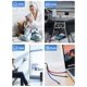 thumbnail image 4 of Cable Cargador Aioneus USB 3 en 1 Nailon Carga Rápida Tipo C Micro USB Lightning 1.2M 2 Pack, 4 of 9