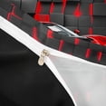 thumbnail image 4 of Castle Fairy Neon Red Sports Car Twin Bedding for Teens, Grid Print Duvet Cover Set for Bedroom, Red Black,Black Reversible,2pcs,No Comforter, 4 of 6