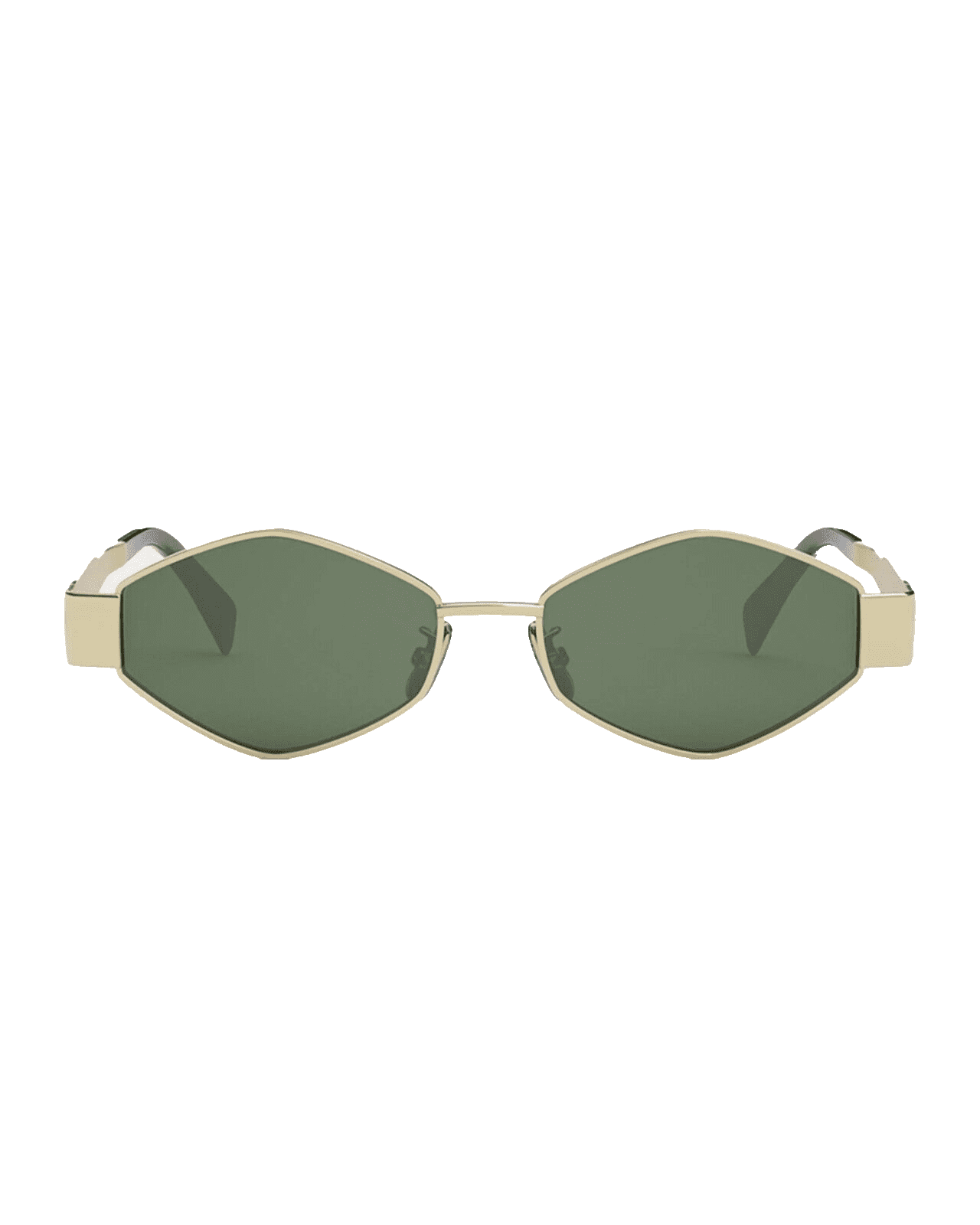 CELINE アセテート&スチール　ダークハバナ/ゴールド CELINE EYEWEAR Oval-frame gold-tone and tortoiseshell