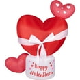 thumbnail image 3 of Fraser Hill Farm 8-Ft. Tall Valentine's Day Heart, Outdoor Blow-Up Inflatable with Lights and Storage Bag, FREDHEART081-L, 3 of 16