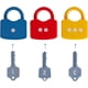 thumbnail image 3 of Cerraduras de aprendizaje para niños con llaves, números que combinan y cuentan, juguetes educativos Montessori para edades de 3 años en adelante, regalos de juegos preescolares para niños y niñas oso de fresa Electrónica, 3 of 5