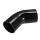 thumbnail image 1 of 45 grados 2,8 pulgadas a 3,0 pulgadas ID 4Ply coche codo reductor silicona manguera acoplador Intercooler tubo admisión tubería negro 70-76mm, 1 of 1