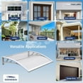 thumbnail image 6 of GUANSU-CN Polycarbonate Window Door Awning Canopy Clear with Gray Bracket 40 Inch x 120 Inch, 6 of 6