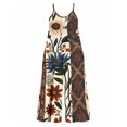 thumbnail image 7 of Women'S Casual Vintage Florals Romper Spaghetti Strap Wide Leg Jumpsuit Summer Outfits With Pockets, 7 of 7