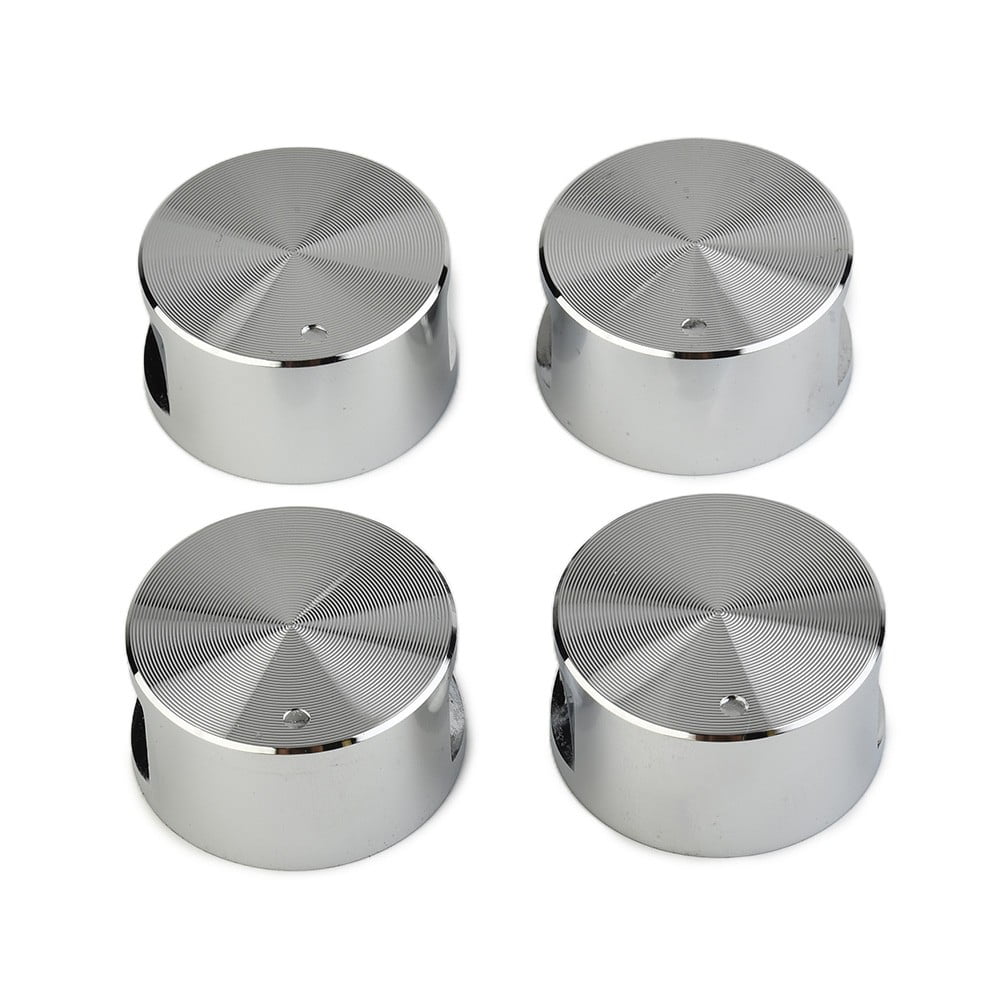 JINGT 4PCS Aluminum Alloy Round Knob Gas Cooktop Handle Kitchen Accessories