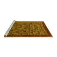 thumbnail image 2 of Ahgly Company Machine Washable Indoor Rectangle Oriental Yellow Industrial Area Rugs, 7' x 10', 2 of 4