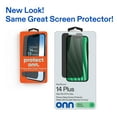 thumbnail image 4 of onn Privacy Glass Screen Protector for iPhone® 14 Plus/13 Pro Max, Made with Durable Glass by Corning™ for Ultimate Protection, Includes Easy Application Tray, 4 of 9