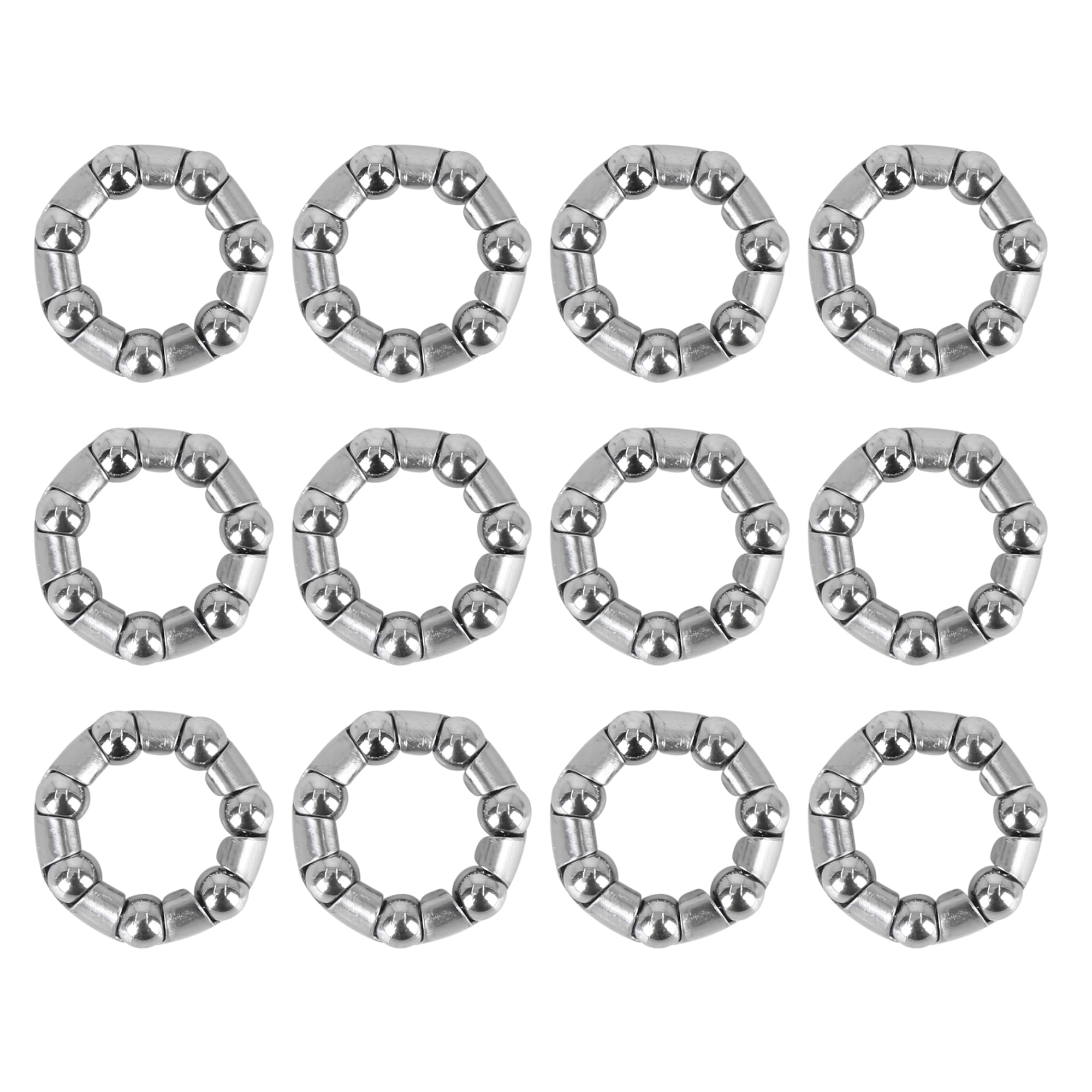 12pcs 20.5mm x 7 Ball Bearing Cages Crank Bearings Wheel Bearing