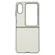 thumbnail image 1 of Funda plegable para teléfono, funda protectora ABS brillante para teléfono, funda anticaída para Find N2 Flip, color blanco, 1 of 14