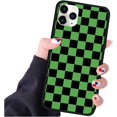 thumbnail image 1 of Étui de Téléphone à Carreaux Compatible avec iPhone 11 Pro Max TP XR X 7 8 Plus 6 6s 5 5s Couverture Rigide à Carreaux Tartan Damier (Compatible avec iPhone 7 Plus/8 Plus, 5), 1 of 6