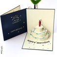 thumbnail image 3 of Tarjetas de invitación de felicitación 3D Pop-UP para boda, cumpleaños, Día de San Valentín, regalo de aniversario, postal con sobre cortado con láser, 3 of 4
