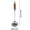 🔥 White_Base#1476, variant on Stainless Steel Slotted Spatula Turner & Soup Ladle Set | 304 Steel Cooking Spoon with Ergonomic Long Wooden Handle | Rust Resistant | Large Nonstick Kitchen Utensil | 1 Piece | 14.17x3.74in