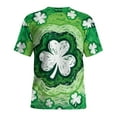 thumbnail image 4 of Fewfanhot Womens Fashion Unisex Funny Holiday Tuxedo St Patrick's day T-Shirts Graphic Short Sleeve Novelty Party Top, 4 of 8
