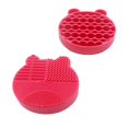 thumbnail image 1 of Boc Brushes Drying Rack Multi-hole Portable Storage Supplies Reusable Makeup Brush Cleaner Mat for Dresser, 1 of 10