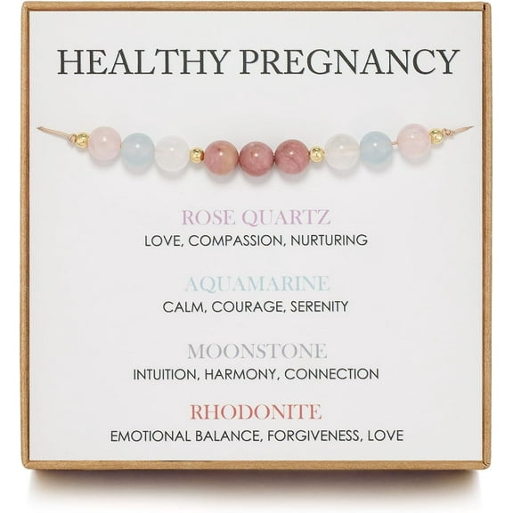 Healthy Pregnancy Gifts, Moonstone Bracelets, First Time Mum Gifts, Spirit Bracelets, Mother's Day Christmas Jewellery