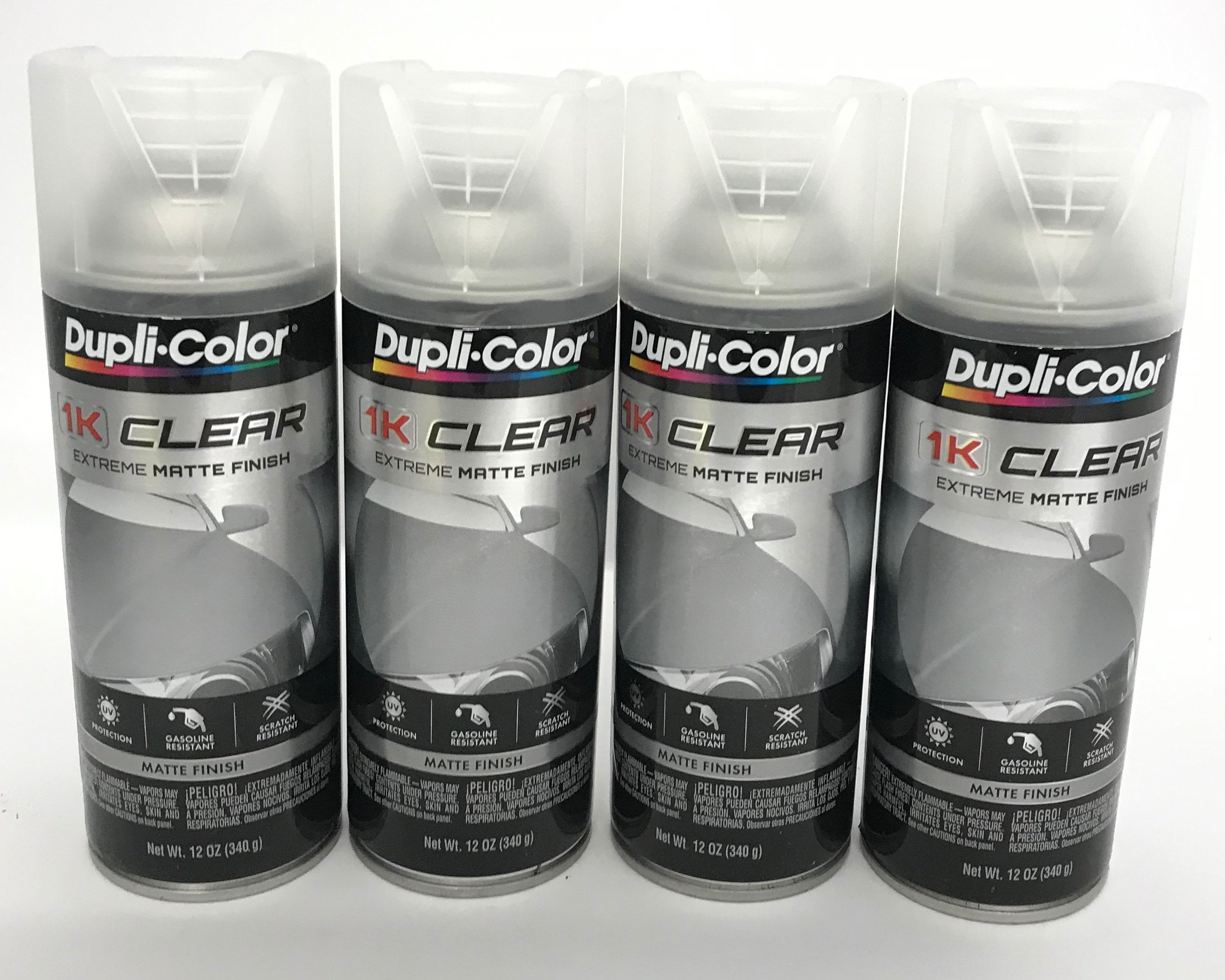 Duplicolor Auto Spray Urethane 1KCM-6PACK Clear Coat Matte Finish