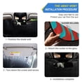 thumbnail image 5 of Iauyy Foldable Windshield Sun Shade for Cars, Interior Sun Protection for car UV Protection for Sedan/SUV/Truck, (S/M/L) Vortex Pattern, 5 of 8