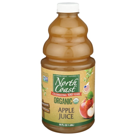 (Pack of 8) North Coast Apple Pet Organic Juice 64 fl oz