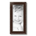 thumbnail image 2 of ArtToFrames 6x14" Classic Burgundy Picture Frame, Brown Wood Poster Frame, with Regular Glass and Foam Backing 3/16 inch (FBPL-4927), 2 of 7