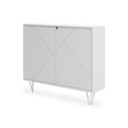 thumbnail image 1 of Slender 2-Door Storage Cabinet (White), 1 of 2