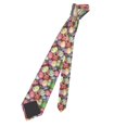 thumbnail image 5 of Naloa Easter Eggs Print Solid Color Tie Formal Necktie for Men，Suitable for business, daily life, work, 5 of 5