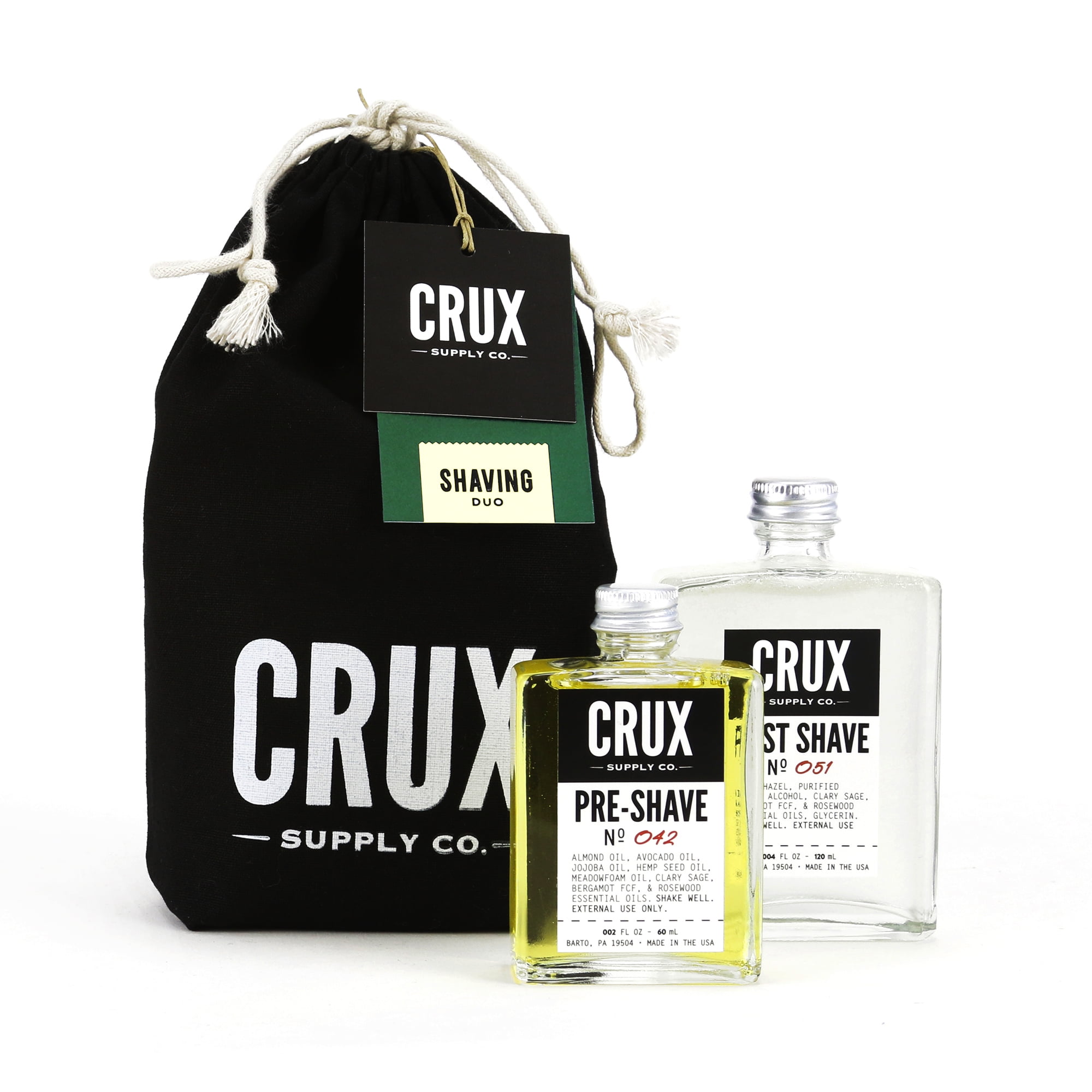 CRUX Supply Co. Shaving Duo Kit for Men