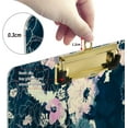 thumbnail image 4 of FMSHPON Cherry Blossom Flower Watercolor Clipboard Hardboard Wood Nursing Clip Board and Pull for Standard A4 Letter 13x9 inches, 4 of 8
