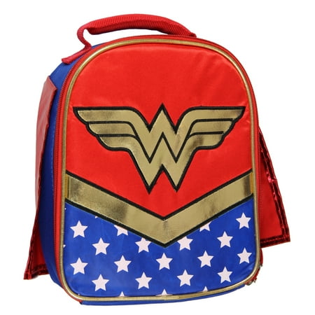 Dc Wonder Woman Lunch Box Soft Kit Insulated Cooler Bag With Cape Dc Wonder Woman Lunch Box Soft Kit Insulated Cooler Bag With Cape