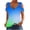 Green, variant on Summer Off Shoulder Tops for Women V Neck Short Sleeve Blouse Casual Vacation Beach Ruffled Elastic Waist Fashion Top, Green S