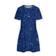thumbnail image 5 of Vestidos de Verano de Mujer Cuello Redondo Manga Corta Impreso, Ligero Y Cómodo Vestidos Casuales para Mujeres, 5 of 8