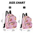 thumbnail image 2 of FORMRS Mini Backpack Purse for Women Travel Daypack Casual Shoulder Bag, Cartoon Doughnuts, 2 of 7