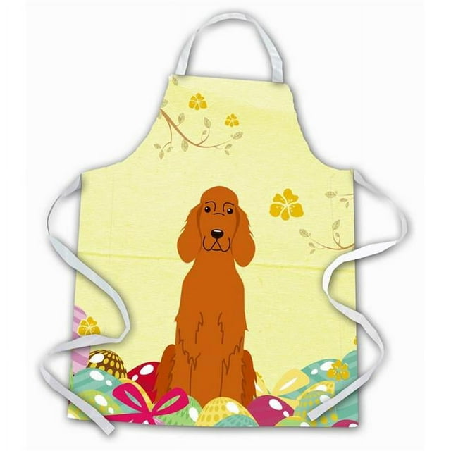 Carolines Treasures BB6064APRON Easter Eggs Irish Setter Apron