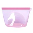 thumbnail image 2 of Reusable Silicone Food Storage Bag Clear Window Design Airtight Seal Refrigerator Freezer Food Pouch, 2 of 4