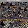 thumbnail image 5 of Abstract Dog Crate Cover, Irregular Curved and Mosaic Inspired Motifs Continuing Ornamental Elements, Easy to Use Pet Kennel Cover for Medium Large Dogs, 35" x 23" x 27", Multicolor, by Ambesonne, 5 of 6
